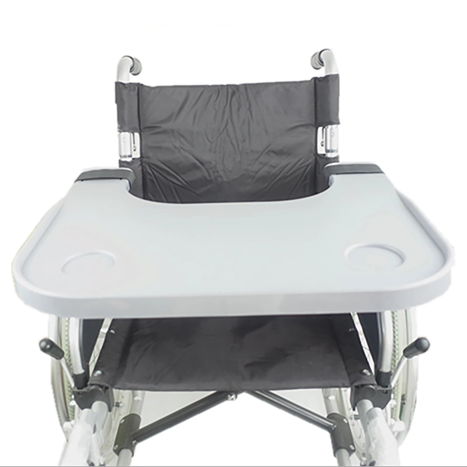 Large Wheelchair Tray with Raised Edge - Waterproof Design - Senior Support Goods