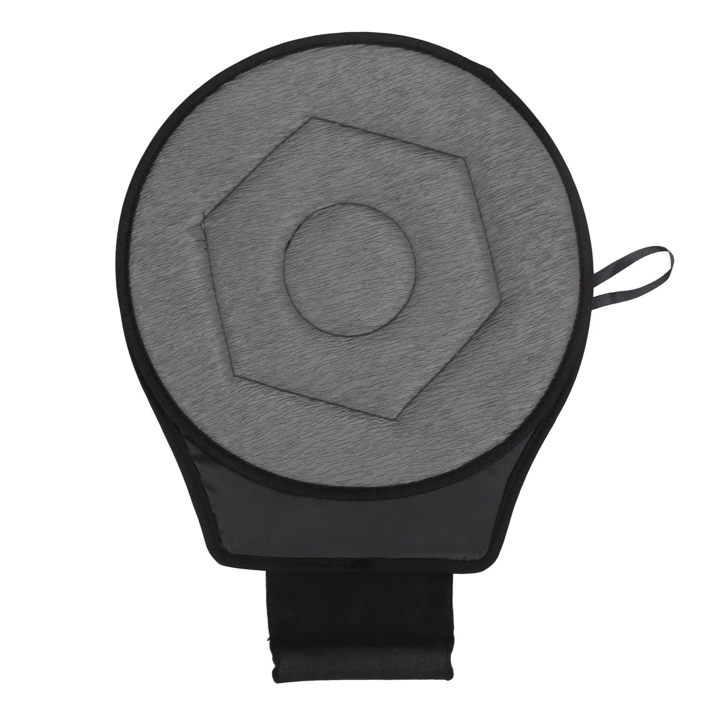 Round Car Cushion Geometric Rhombic Shape Ergonomic 360 Degrees for Elderly - Senior Support Goods