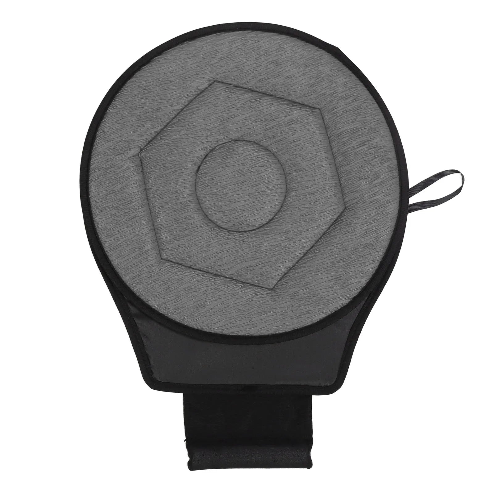 Round Car Cushion Geometric Rhombic Shape Ergonomic 360 Degrees for Elderly - Senior Support Goods