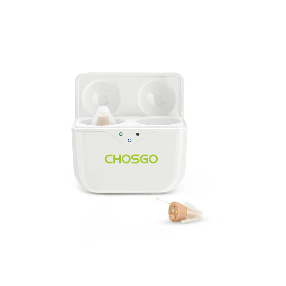 Hearing Aids CIC Binaural Rechargeable Digital For Adults - Senior Support Goods