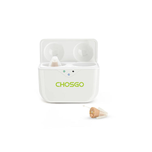 Hearing Aids CIC Binaural Rechargeable Digital For Adults - Senior Support Goods
