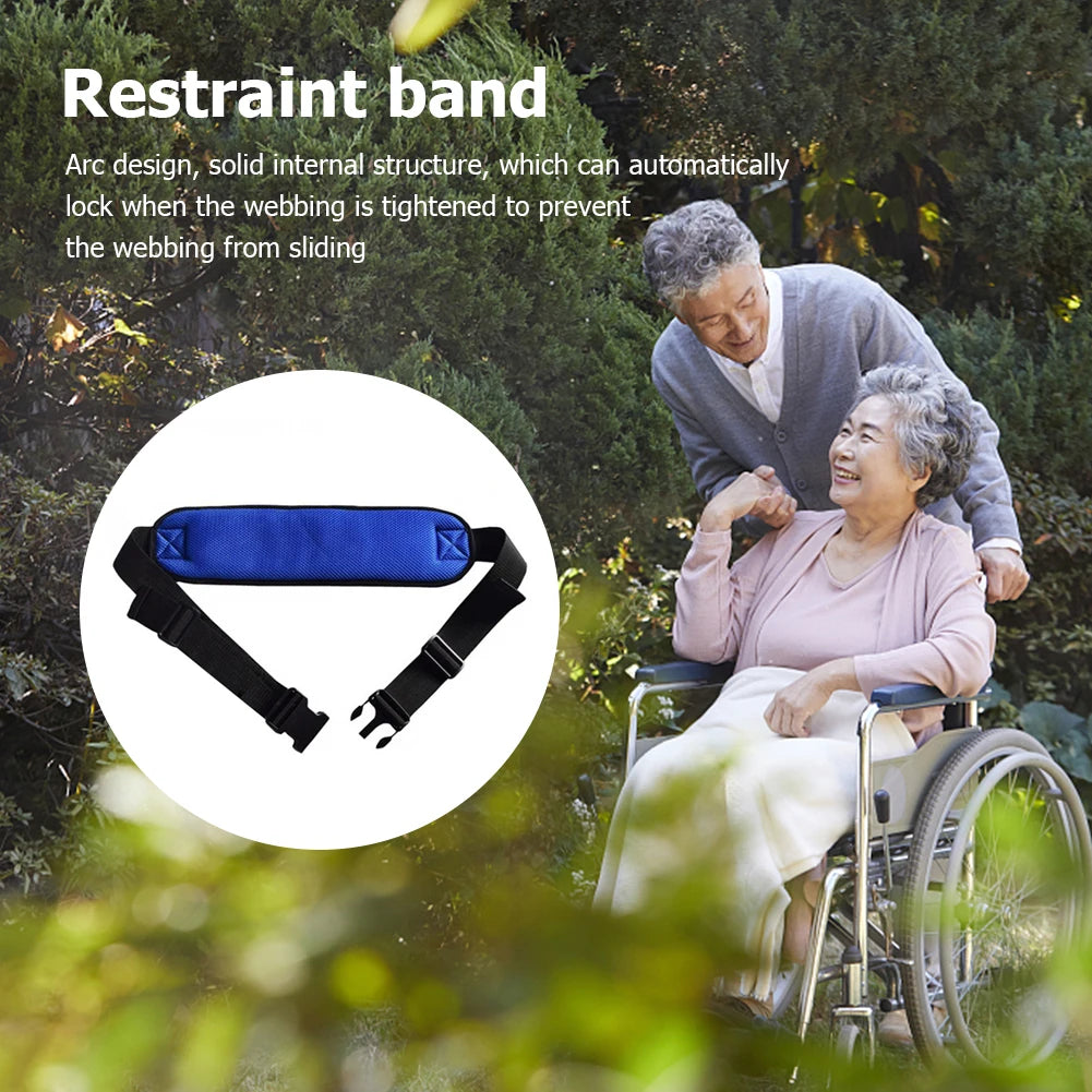 Wheelchair Safety Belt Safety Harness Quick Release Strap for Elderly Patients - Senior Support Goods
