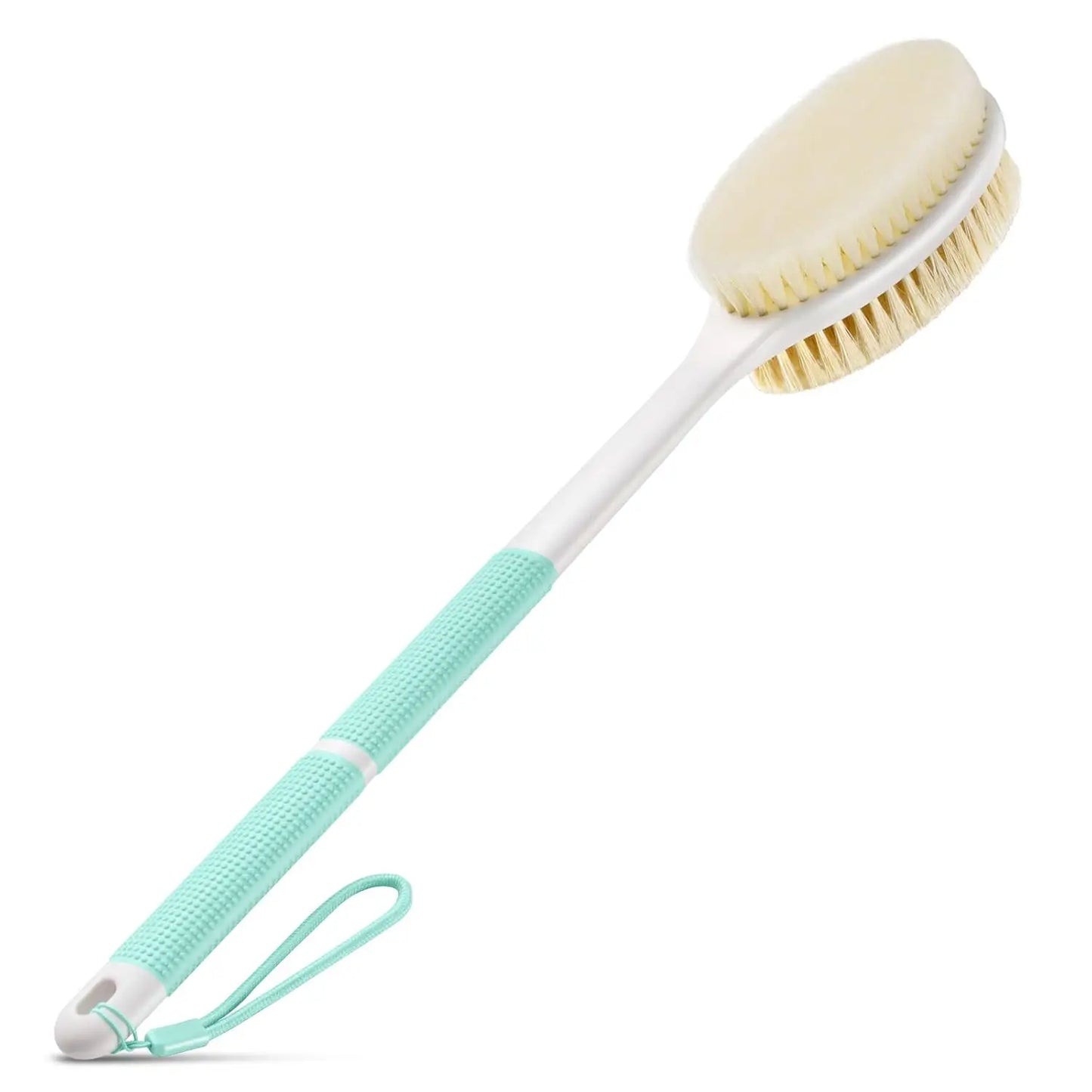 Non-Slip Back Scrubber For Shower Long Handle Bristles Exfoliant - Senior Support Goods