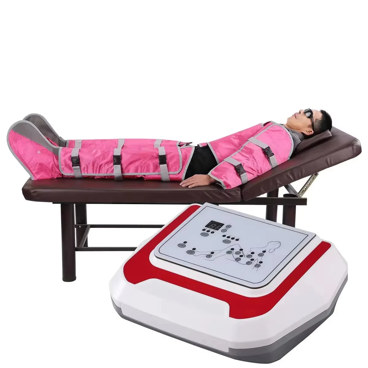Pressotherapy Machine Purple Lymphatic Massage Device High-Precision - Senior Support Goods