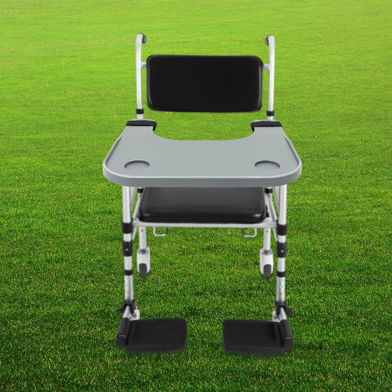 Wheelchair Tray Table - 20kg Capacity ABS with Cup Holder - Senior Support Goods