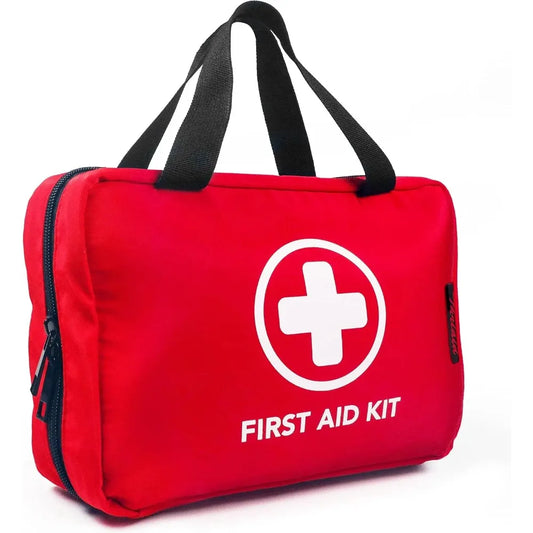 330pcs Premium Waterproof Compact Trauma Medical Kit Red - Senior Support Goods