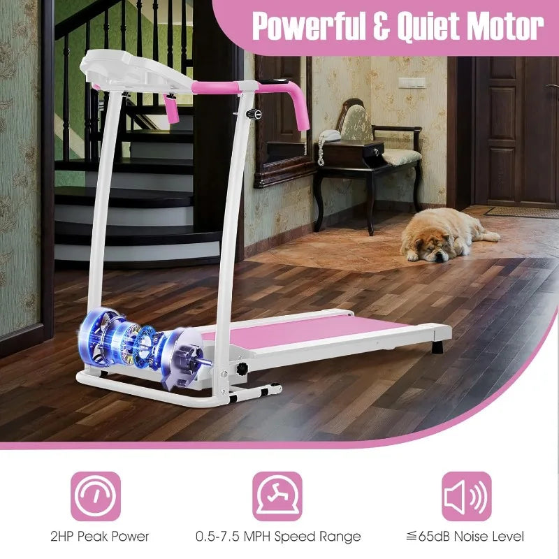 Foldable Treadmill, Portable Treadmill with 12 Preset Programs - Senior Support Goods