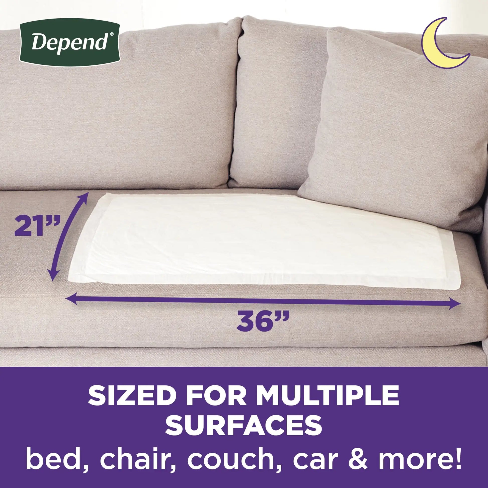 Underpads, Disposable Incontinence Bed Pads for Adults, 36 X 21 - Senior Support Goods