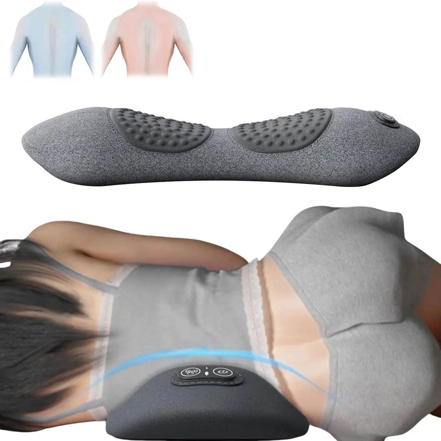 Massager Cervical Pillow Lumbar Pillow Hot Compress Massage - Senior Support Goods