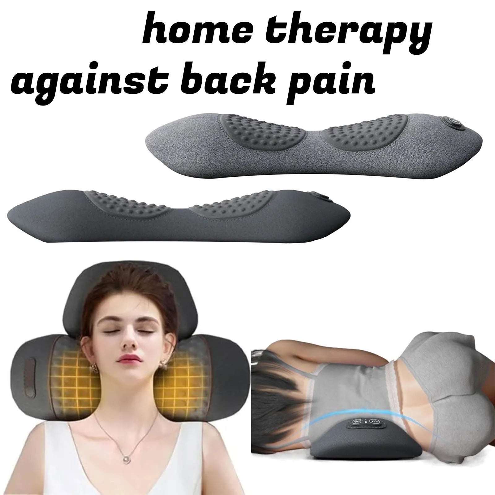 Massager Cervical Pillow Lumbar Pillow Hot Compress Massage - Senior Support Goods