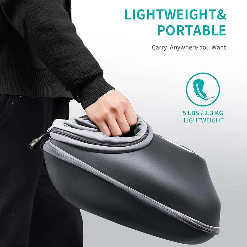 Nekteck Foot Massager Heating Therapy Air Compression Shiatsu - Senior Support Goods
