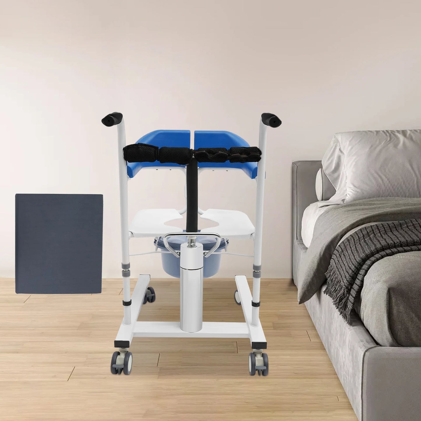 Transfer Lift Chair with Adjustable Height and 198.4 lbs Capacity - Senior Support Goods