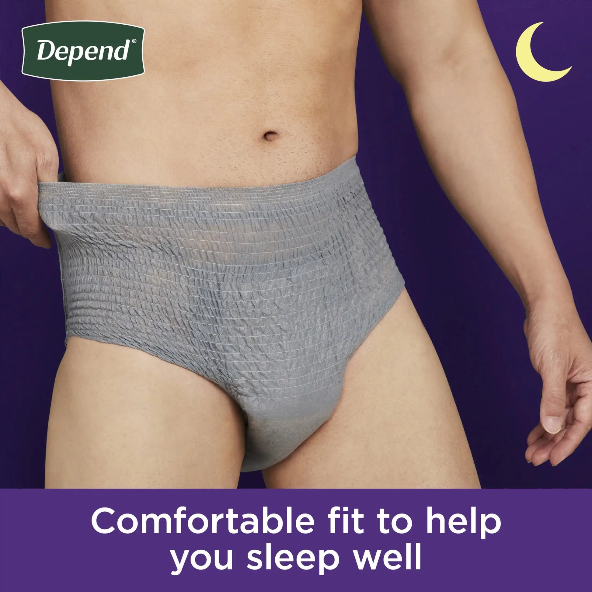 Night Defense Incontinence Underwear for Men XL 12 Count - Senior Support Goods