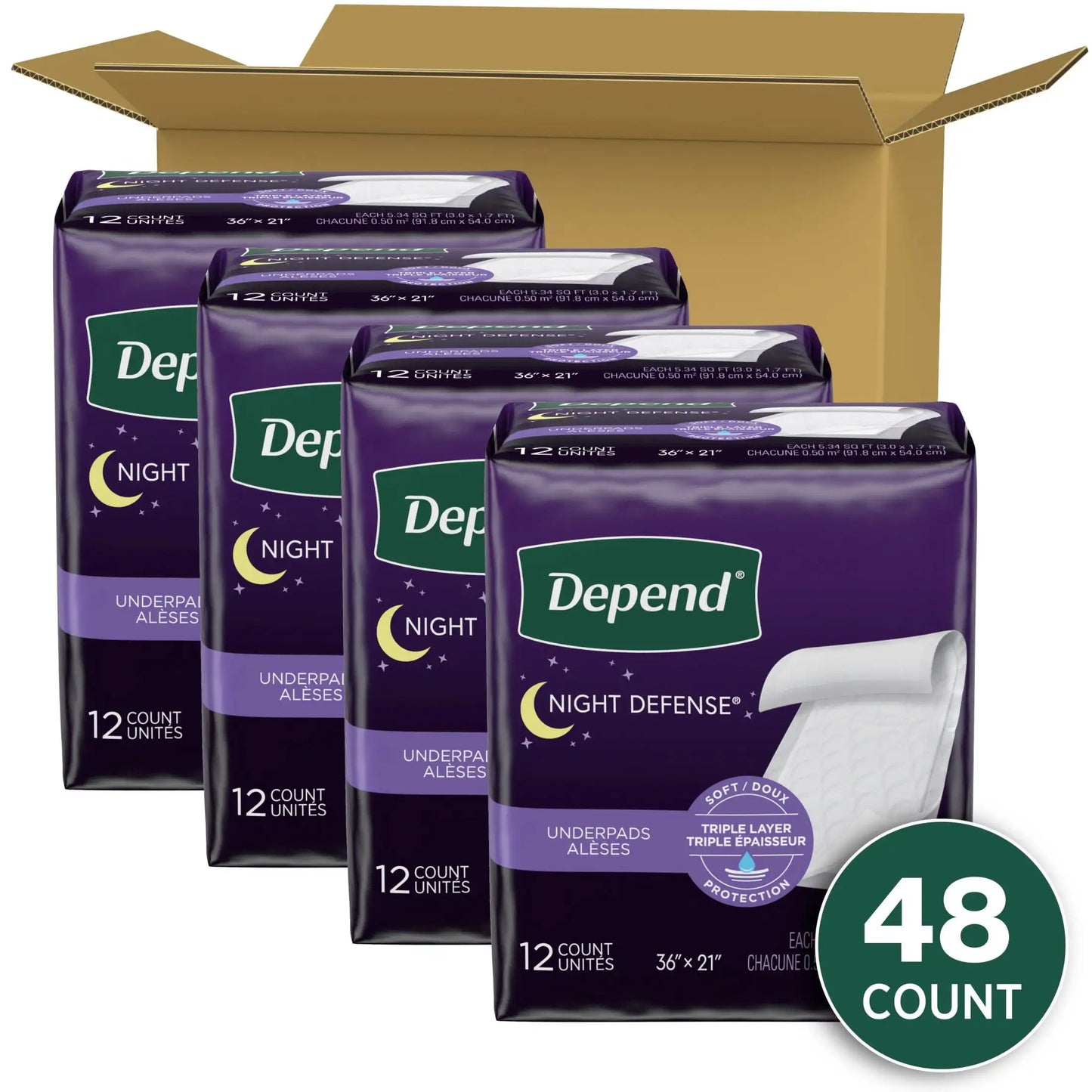 Underpads, Disposable Incontinence Bed Pads for Adults, 36 X 21 - Senior Support Goods