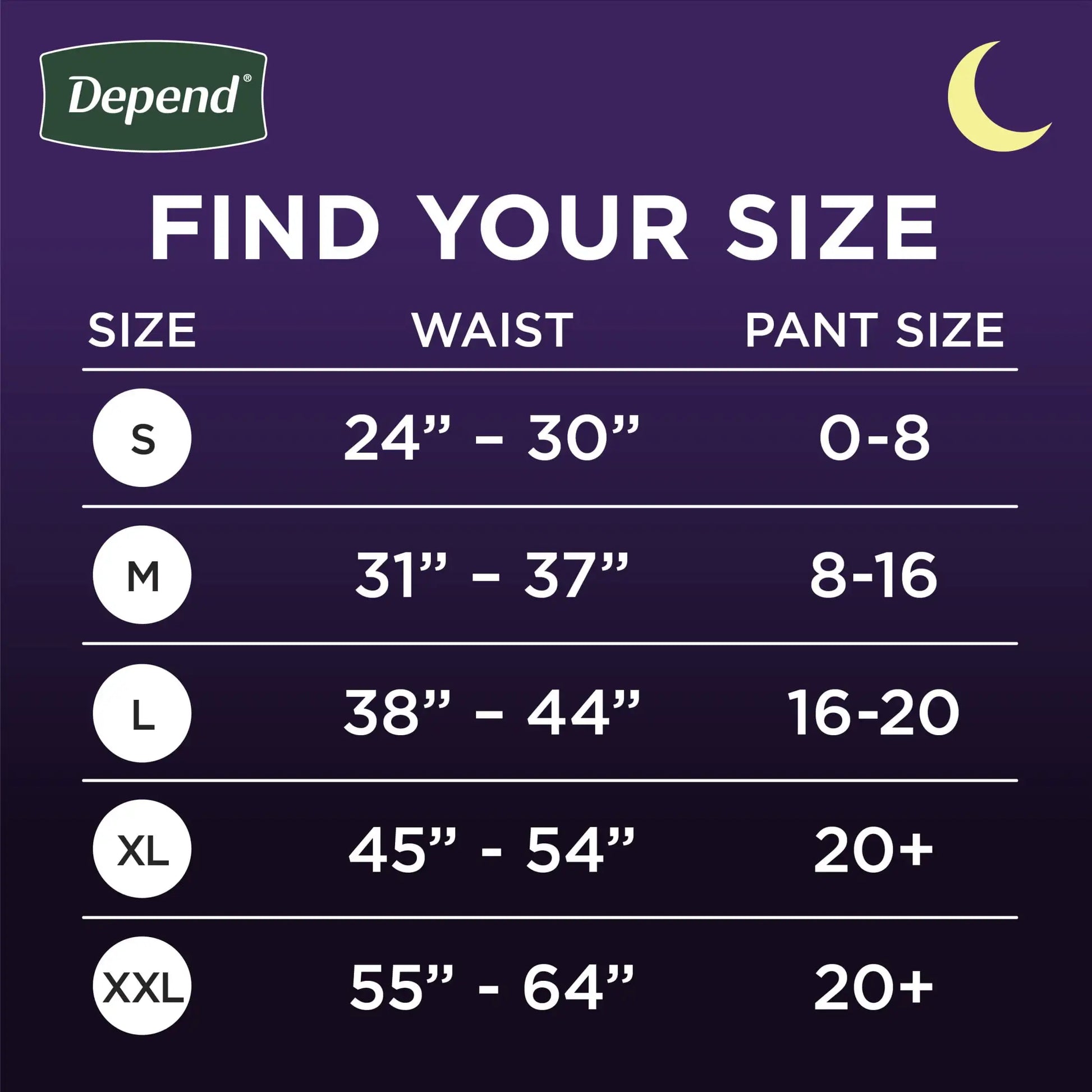 Night Defense Incontinence Underwear for Women, Adult Diapers, M, 15 Count - Senior Support Goods