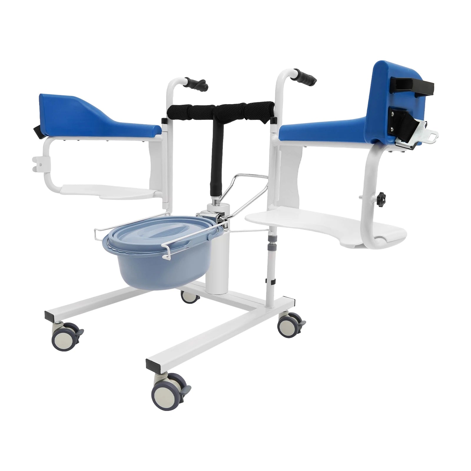 Hydraulic Patient Lifting Wheelchair for Home Transport - Senior Support Goods