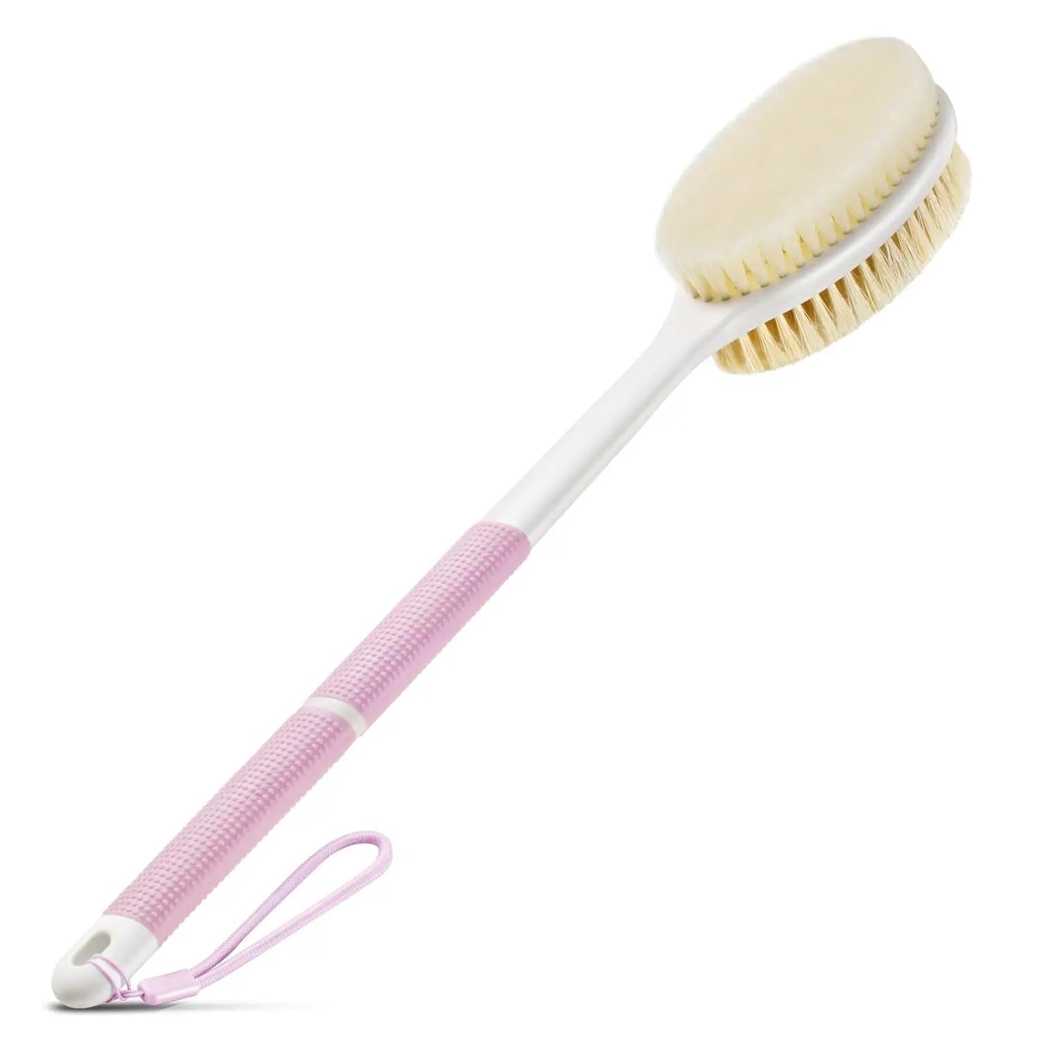 Non-Slip Back Scrubber For Shower Long Handle Bristles Exfoliant - Senior Support Goods