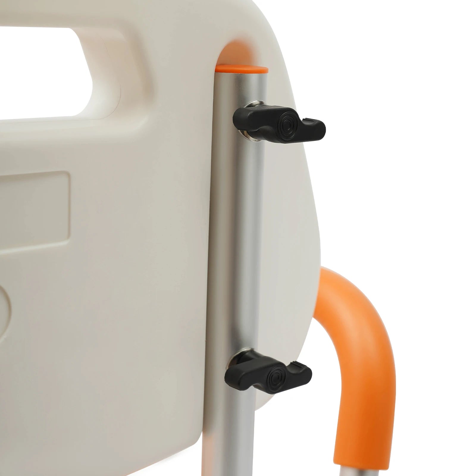 Folding Shower Seat with Adjustable Height and Armrests - Senior Support Goods