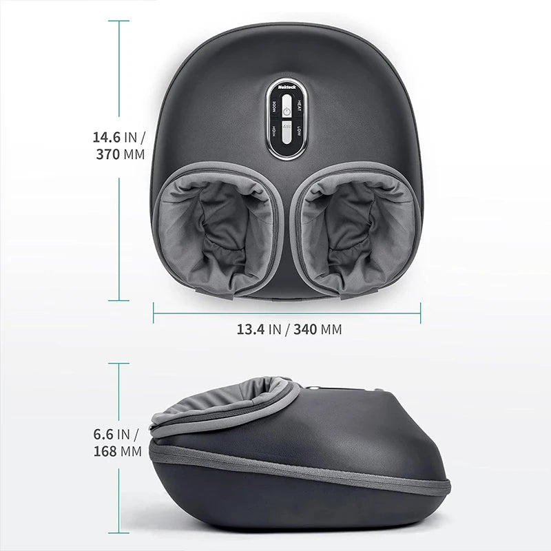 Nekteck Foot Massager Heating Therapy Air Compression Shiatsu - Senior Support Goods
